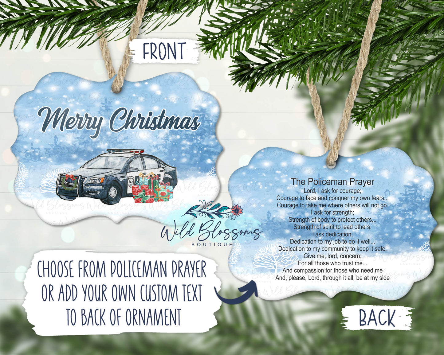 Police Ornament