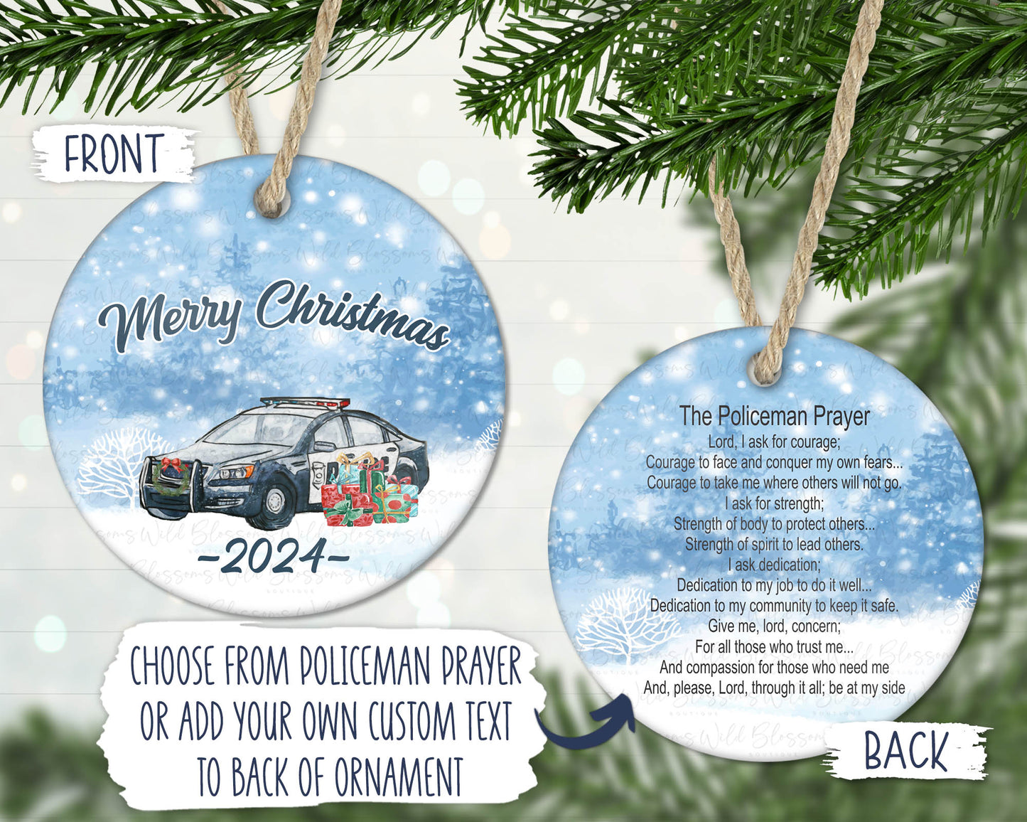 Police Ornament