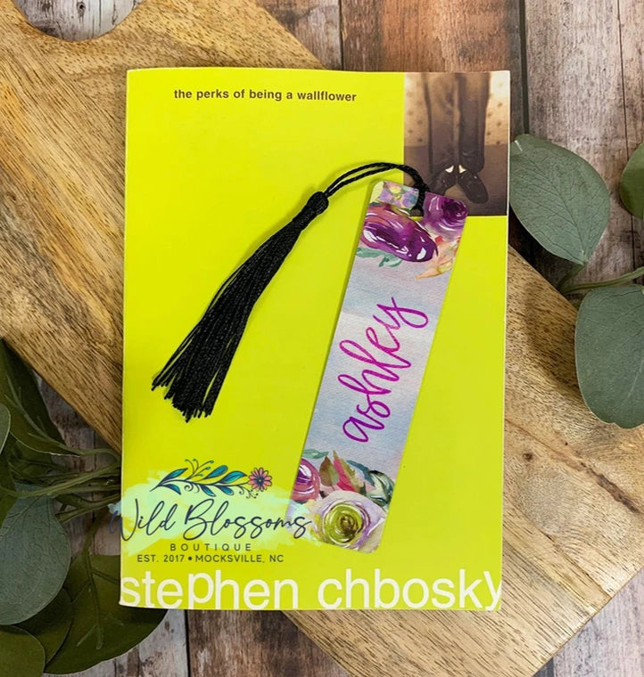 Single Sided Aluminum Personalized Bookmarks - 24 Designs To Choose From