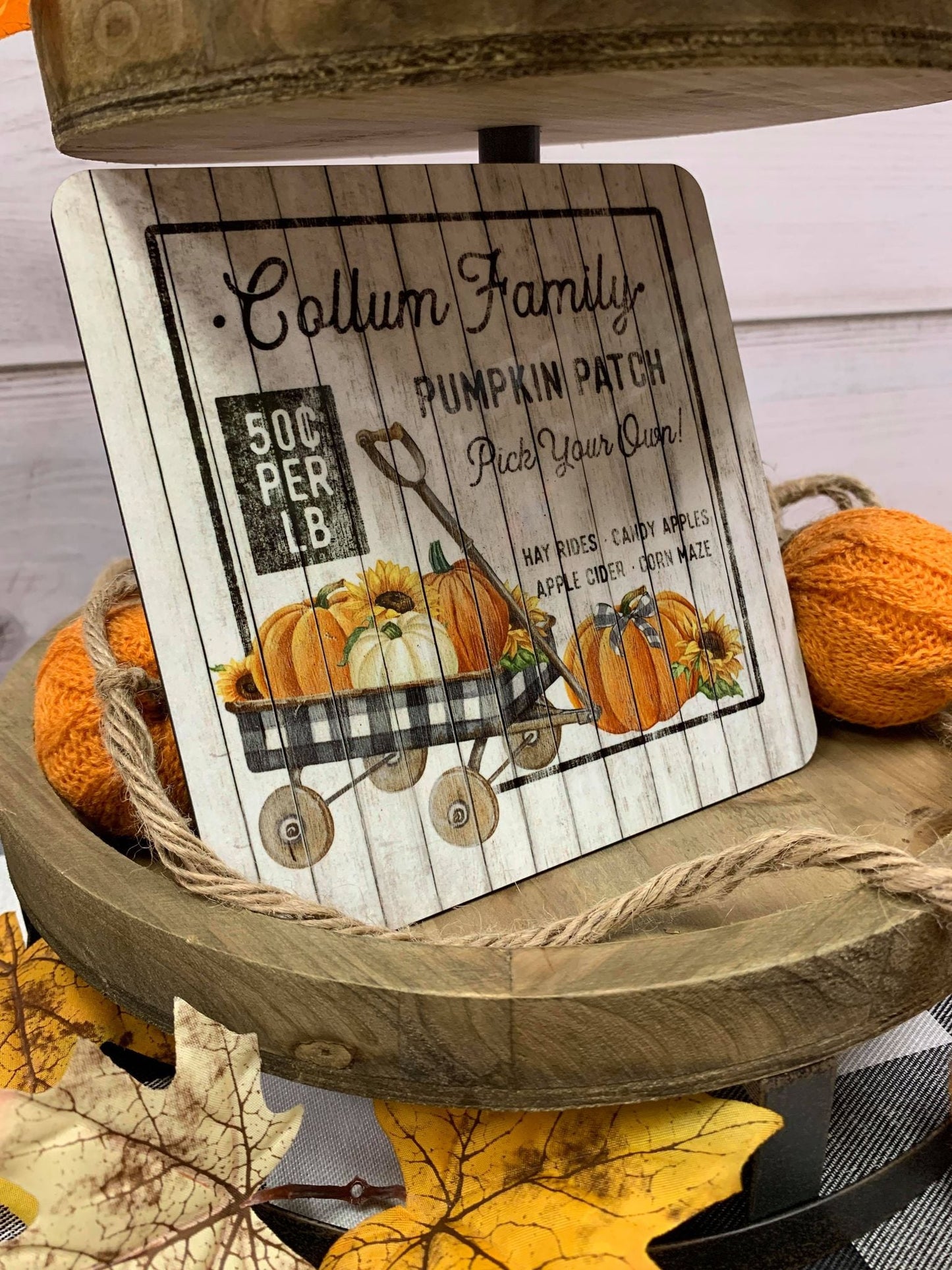 Fall Tiered Tray Decor Bundle