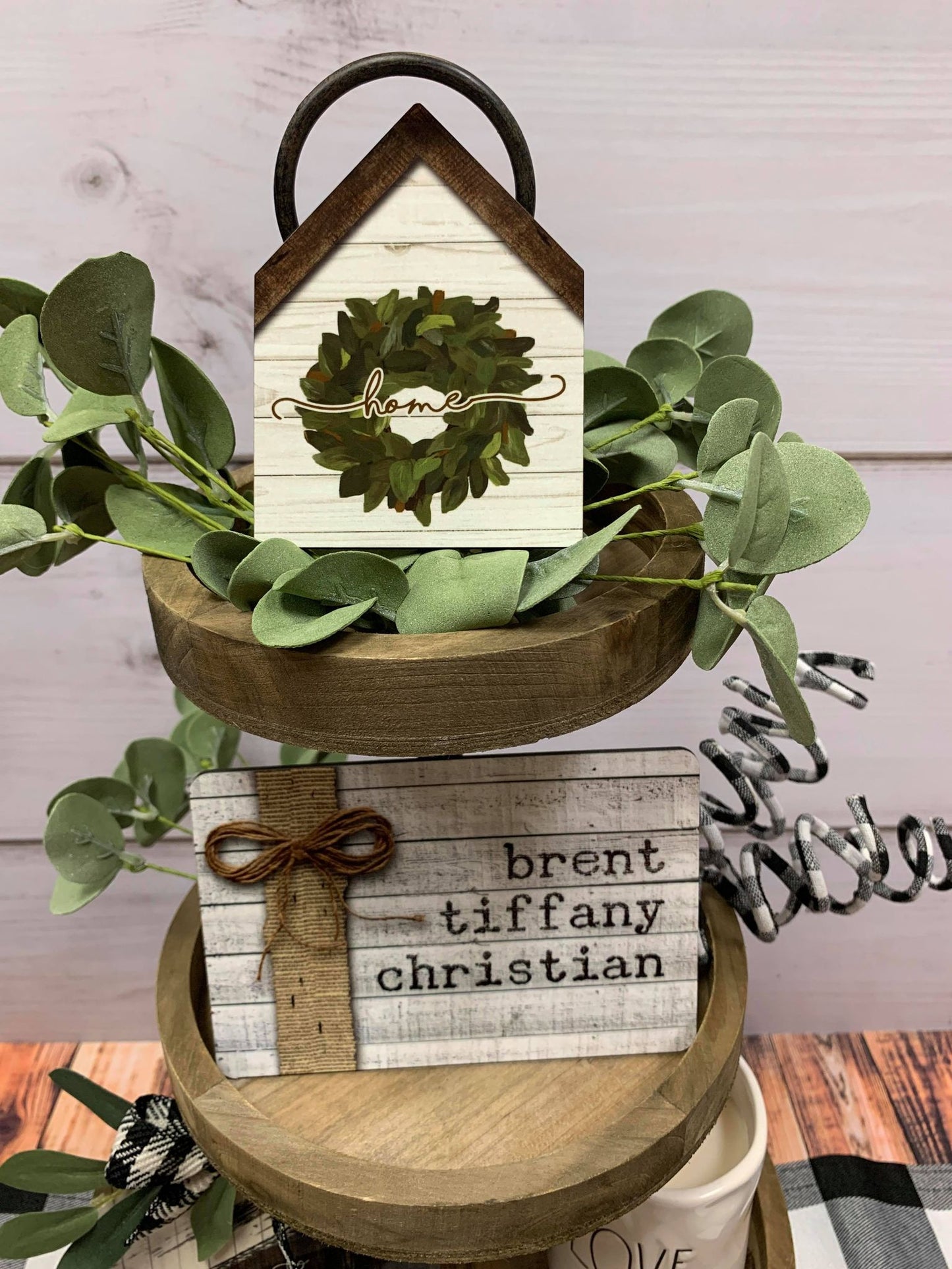 Farmhouse Tiered Tray Decor Bundle