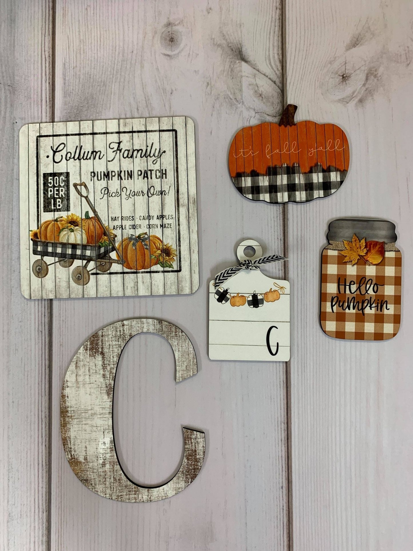 Fall Tiered Tray Decor Bundle