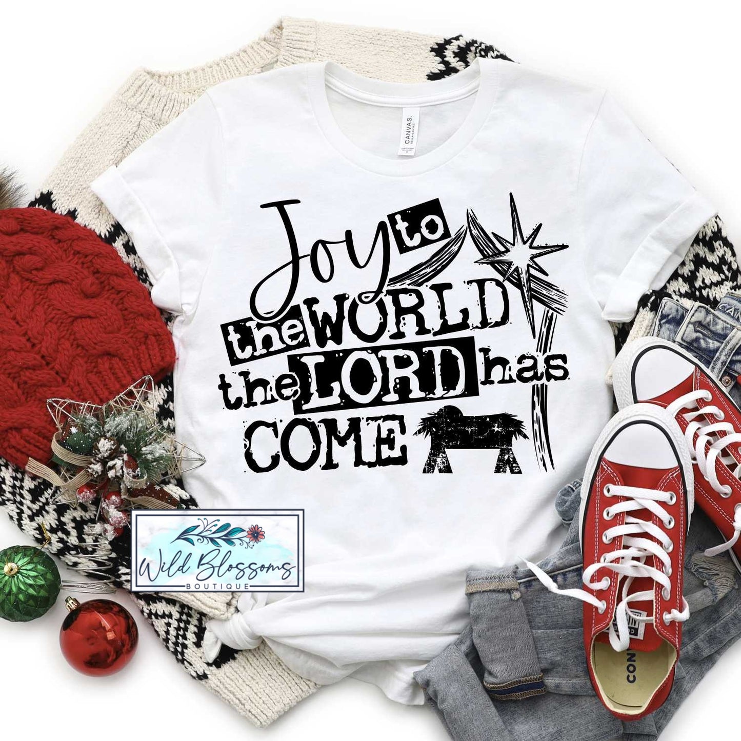 Joy To The World The Lord Has Come Graphic Tee
