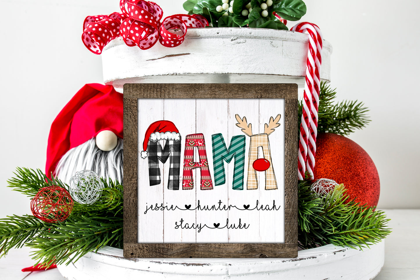 Christmas Alphabet Name Sign