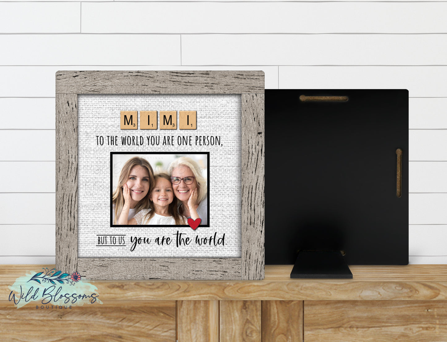 Mimi Scrabble Tile Photo Picture Frame