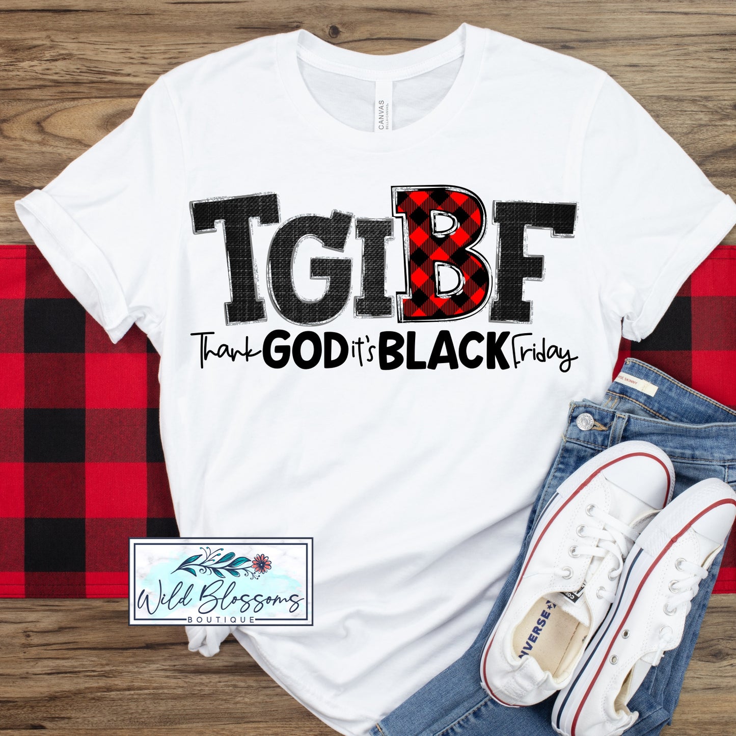 TGIBF ~ Thank God It's Black Friday Graphic Tee