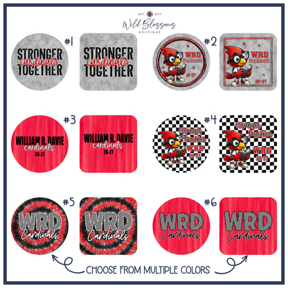 Personalized WRD Spirit Bookbag Tags