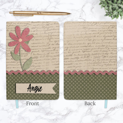 Dusty Rose Vintage Personalized Journal