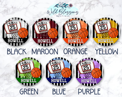 Personalized Basketball Bag Tag