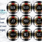 White Buffalo Plaid Berry Wreath Ornament