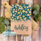 Personalized Vintage Wildflower Notebook Journals - 5 Designs To Choose From