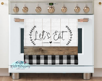 Buffalo Plaid Farmhouse Glass Cutting Board