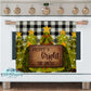 Buffalo Plaid Christmas Tree Merry & Bright Kitchen Towel