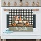 Buffalo Plaid Fall Gnome Personalized Kitchen Towel