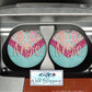 Boho Aztec Glitter Look Personalized License Plate