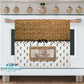 Boho Black And Wooden Menu Dry Erase Board