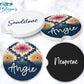 Boho Southwestern Personalized Car Coasters