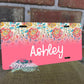 Colorful Wildflower Personalized License Plate - 5 Designs to Choose From