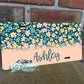 Vintage Wildflower Personalized License Plate - 5 Designs to Choose From