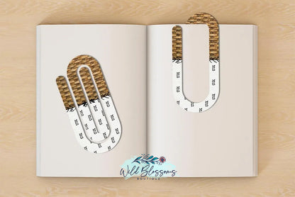 Paper Clip Bookmarks - 13 Designs to Choose From