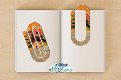 Paper Clip Bookmarks - 13 Designs to Choose From