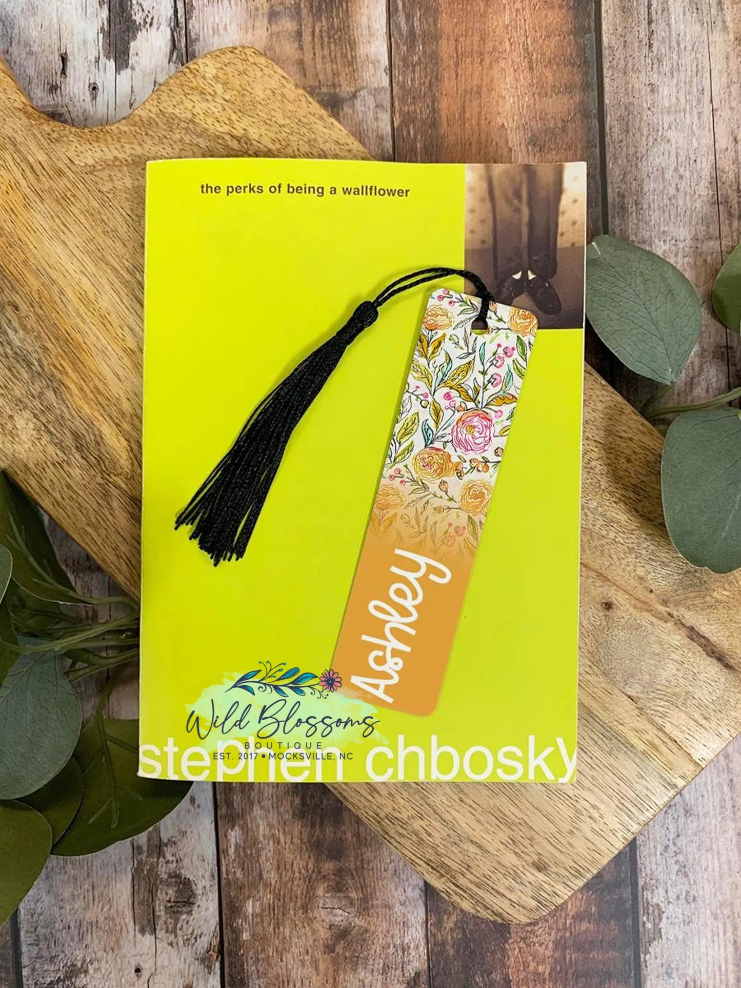 Colorful Wildflower Single Sided Aluminum Personalized Bookmarks - 5 Designs To Choose From