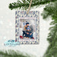 Christmas Toile Personalized Photo Ornament