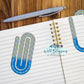Colorful Floral Scripture Paper Clip Bookmarks - 20 Designs to Choose From