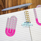 Colorful Floral Scripture Paper Clip Bookmarks - 20 Designs to Choose From