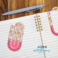 Colorful Floral Scripture Paper Clip Bookmarks - 20 Designs to Choose From