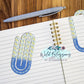 Colorful Floral Scripture Paper Clip Bookmarks - 20 Designs to Choose From