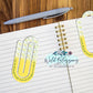 Colorful Floral Scripture Paper Clip Bookmarks - 20 Designs to Choose From