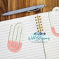 Colorful Floral Scripture Paper Clip Bookmarks - 20 Designs to Choose From