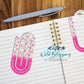 Colorful Floral Scripture Paper Clip Bookmarks - 20 Designs to Choose From