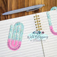Colorful Floral Scripture Paper Clip Bookmarks - 20 Designs to Choose From