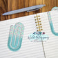 Colorful Floral Scripture Paper Clip Bookmarks - 20 Designs to Choose From