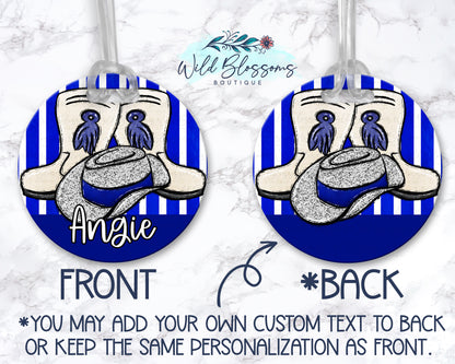 Personalized Drill Team Bag Tag