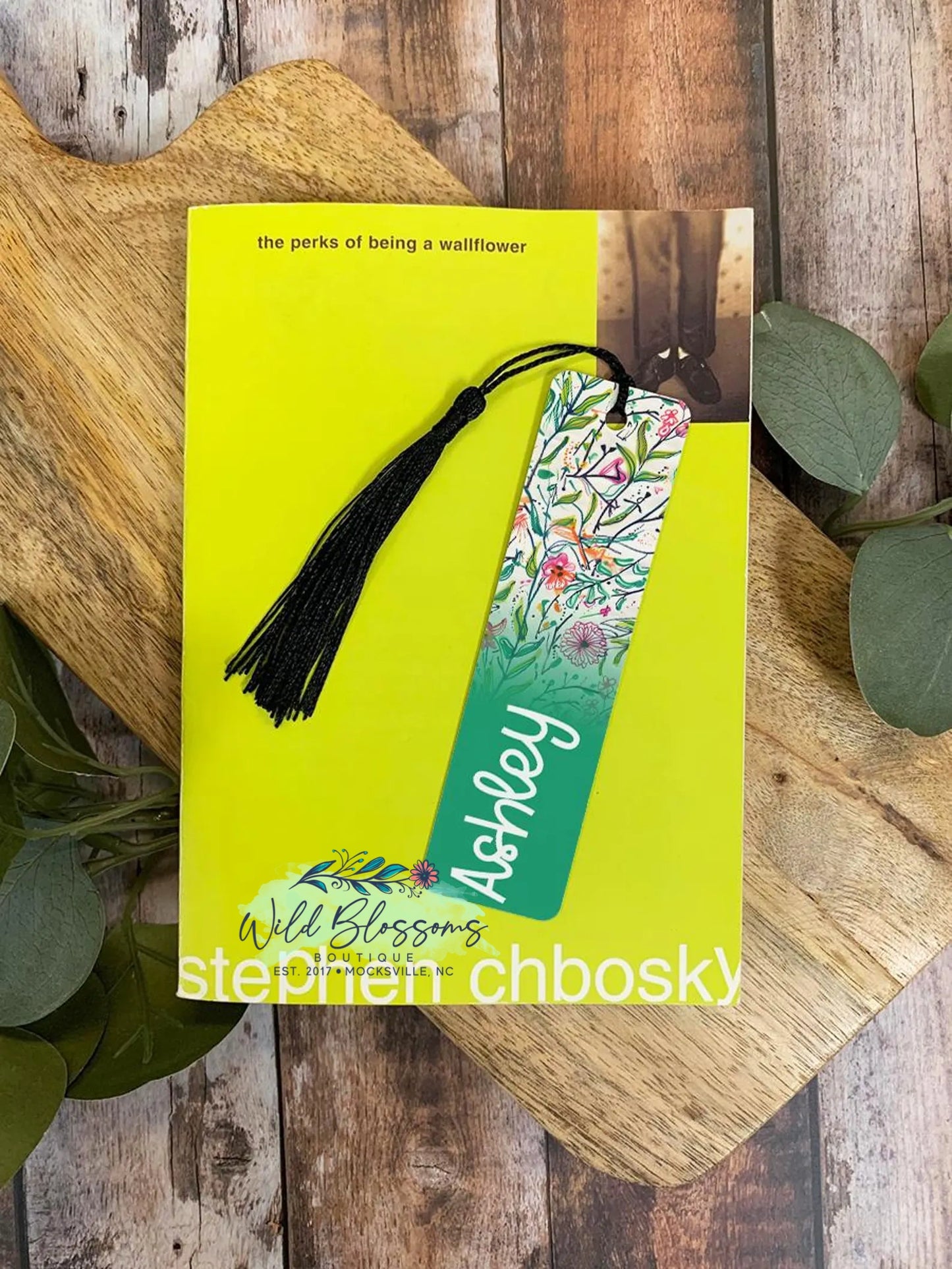 Colorful Wildflower Single Sided Aluminum Personalized Bookmarks - 5 Designs To Choose From