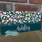 Vintage Wildflower Personalized License Plate - 5 Designs to Choose From