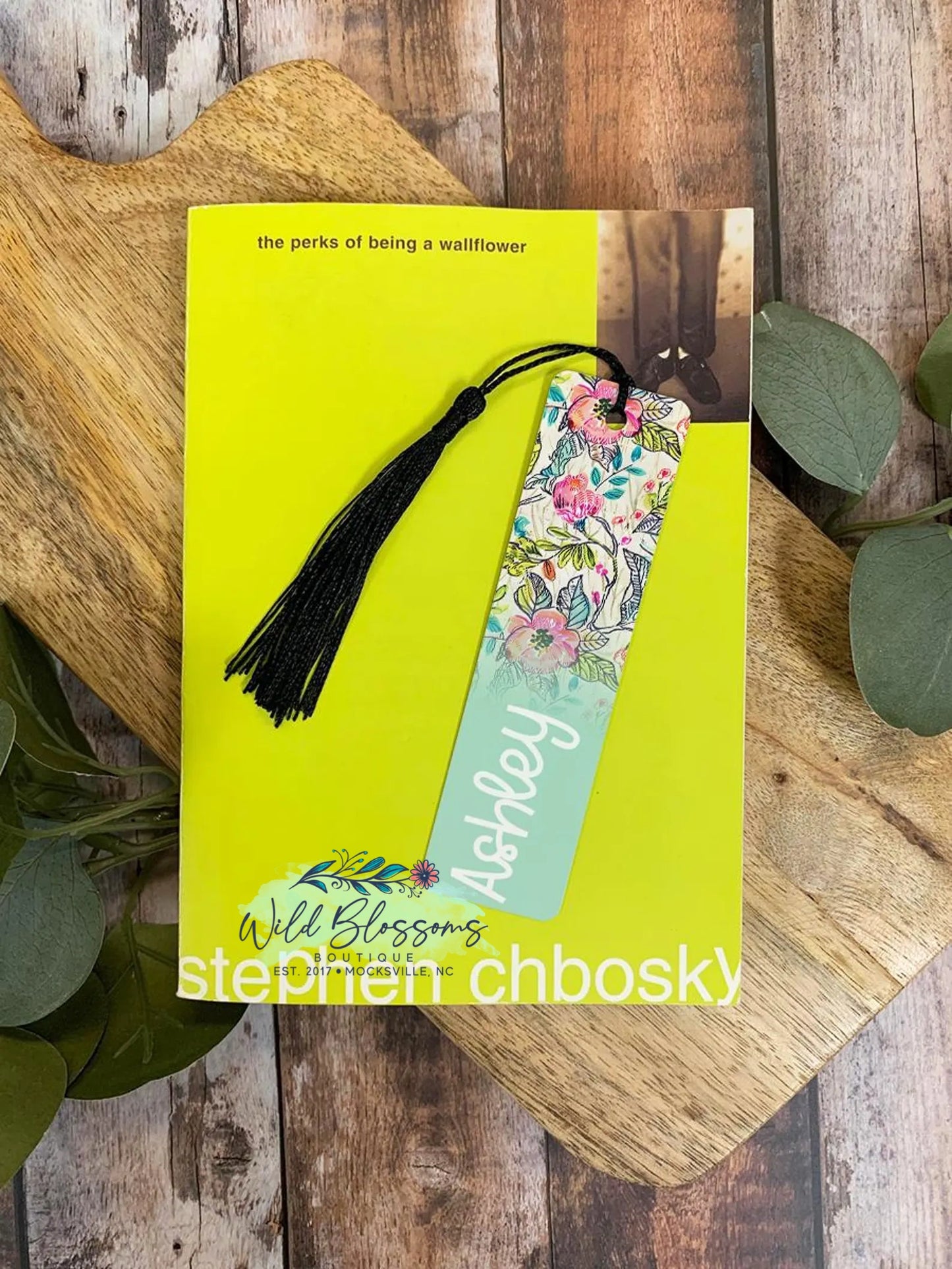 Colorful Wildflower Single Sided Aluminum Personalized Bookmarks - 5 Designs To Choose From