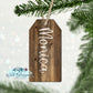 Wooden Gift Tag Personalized Ornaments