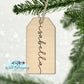 Wooden Gift Tag Personalized Ornaments