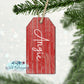 Wooden Gift Tag Personalized Ornaments