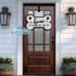 Home Is Where My Dog Is Dog Bone Shaped Door Hanger