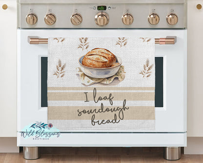 I Loaf Sourdough Bread Kitchen Towel