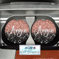 Black And Rose Gold Glitter Personalized License Plate