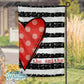 Let All That You Do Be Done In Love Valentine's Day Personalized Garden Flag
