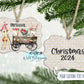 Christmas Critters in Wagon Ornament
