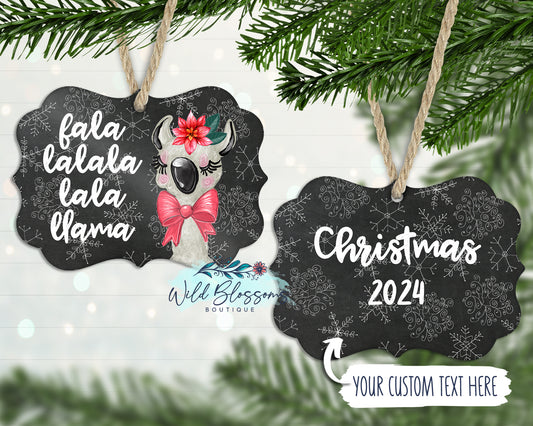 Fa La La Llama Ornament