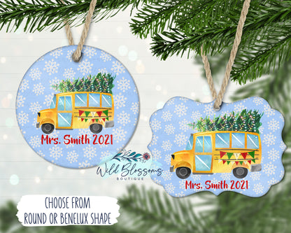 School Bus Ornament